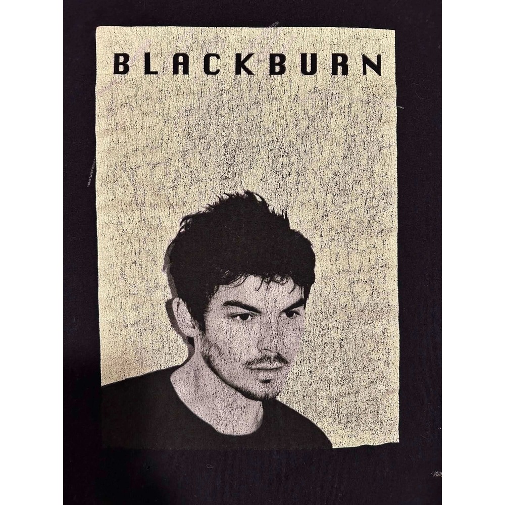Next Level Blackburn Movie Graphic T-Shirt Mens XL Black Short Sleeve Cotton - Picture 2 of 7